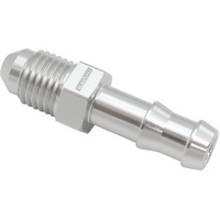 Aeroflow AN Flare to Barb Adapter -4AN to 5/16" - Silver Finish