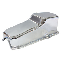 AF82-9092C - STEEL STOCK OIL PAN SBC CHROME