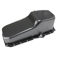 AF82-9414BLK - STOCK OIL PAN SBC LATE '86 ON