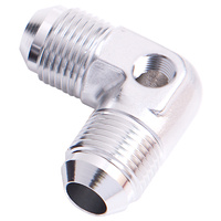 AF821-06PS - 90 DEG UNION -6AN WITH 1/8"