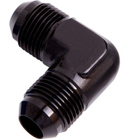 AF821-08BLK - MALE FLARE UNION 90 DEG -8AN