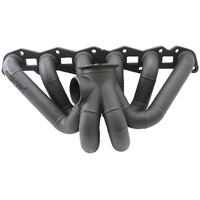 Aeroflow Boosted Nissan RB30 V-Band Turbo Manifold - Suits High Mount GT40-GT45 Turbo, with 50mm External Wastegate Flange