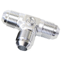 AF824-06PS - MALE FLARE TEE -6AN WITH 1/8"