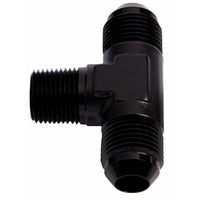 AF825-04BLK - TEE -4AN WITH 1/8" NPT ON SIDE