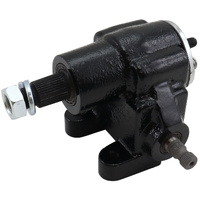Aeroflow Vega Style Manual Steering Box - Suit R/H Drive with 5/8-36 Input & 1"-32 Output Shaft, 20:1 Ratio
