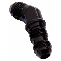 AF837-10BLK - 45 DEG BULKHEAD -10AN