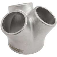 Aeroflow Universal 3 into 1 Round Turbo Merge Collector 1x2" ID 3x1-1/4"