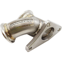 Aeroflow Subaru DIY Twist Mount V-Band Turbo Stainless Steel Adapter - Suits V-Band GT30-GT35 Turbochargers & 45mm External Wastegate