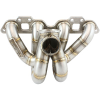 Aeroflow Nissan SR20 V-Band High Mount Turbo Manifold Stainless Steel