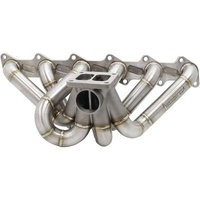 Aeroflow Ford Barra T4 Turbo Stainless Steel Manifold Suits High Mount GT35-GT42 Turbo  with 50mm External Wastegate Flange