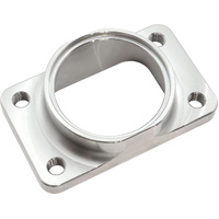 Aeroflow Boosted Transitional Turbo Flange - T3 to 2.5" Pipe - Stainless Steel Flange