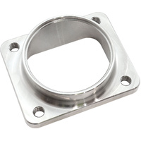 Aeroflow Boosted Transitional Turbo Flange - T4 to 3" Pipe - Stainless Steel Flange