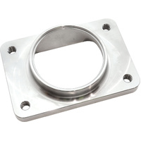 Aeroflow Boosted Transitional Turbo Flange - T6 to 3" Pipe - Stainless Steel Flange