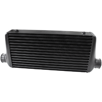 Aeroflow Race Series Aluminium Intercooler with 3" Inlet/Outlets Black Finish. 600 x 300 x 100mm