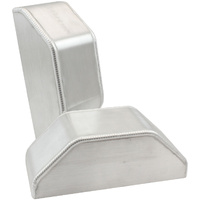 Aeroflow Centre Inlet/Outlet Intercooler End Tanks - 230mm Tall x 88mm Wide, Sold as a Pair