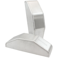Aeroflow Centre Inlet/Outlet Intercooler End Tanks - 300mm Tall x 88mm Wide, Sold as a Pair