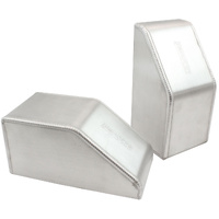 Aeroflow Top/Bottom Inlet/Outlet Intercooler End Tanks - 330mm Tall x 112mm Wide, Sold as a Pair