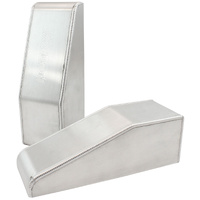 Aeroflow Top/Bottom Inlet/Outlet Intercooler End Tanks - 330mm Tall x 112mm Wide, Sold as a Pair