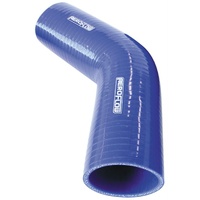 AF9002-400 - Silicone Hose 45 Deg; Blue I.D