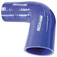 Aeroflow Silicone Hose Reducer 90 Deg Blue I.D 2.50-2.00" 63-51Mm 5.3Mm 125mm