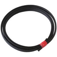 Aeroflow Heat Flex Braid Sleeve Wrap 1/8" 3.1mm ID x 1M Black AF91-7049