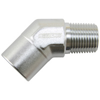 AF915-02S - 45 Deg Female - Male Elbow 1/8