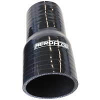 Aeroflow Silicone Hose Reducer Straight Black I.D 3.00-2.50" 76-63mm 5.3mm