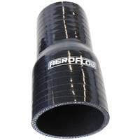 Aeroflow Black Straight Silicone Reducer Hose 3-3/4" 95mm to 3" 76mm I.D