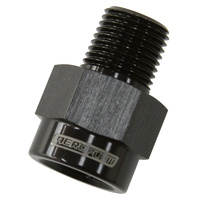 AF925-04-04BLK - 1/8" BSP male to 1/8" NPT