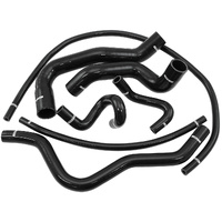 Aeroflow Silicone Heater & Radiator Hose Kits, Black - Suit BA, BF & FG with Modular V8