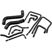 Aeroflow Silicone Heater & Radiator Hose Kits, Black - Suit Subaru WRX 2000-2007 with EJ20