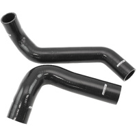 Aeroflow Ford Falcon XY with 351 Cleveland Engine Gloss Black Silicone Radiator Hose Kit - 4-Ply, 4mm Wall Thickness