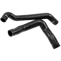 Aeroflow Silicone Radiator Hose Kits, Black - Suit Ford Falcon XA, XB with Ford 302-351 Cleveland