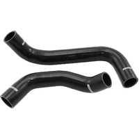 Aeroflow Ford Falcon BA, BF, FG (6 Cylinder Turbo Barra) Gloss Black Silicone Radiator Hose Kit - 4-Ply, 4mm Wall Thickness