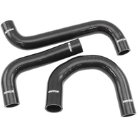 Aeroflow Holden Commodore VT, VX, VY with LS1 Engine, Gloss Black Silicone Radiator Hose Kit - 4-Ply, 4mm Wall Thickness