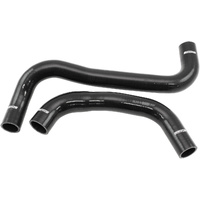 Aeroflow Holden Commodore VZ with 6.0L Engine, Gloss Black Silicone Radiator Hose Kit - 4-Ply, 4mm Wall Thickness
