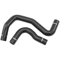 Aeroflow Silicone Radiator Hose Kits, Black - Suit Mitsubishi Triton, 2005-2014