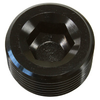 AF932-02BLK - ALUMINUM NPT PLUG 1/8"