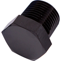 AF933-02BLK - NPT HEX HEAD PLUG 1/8" NPT