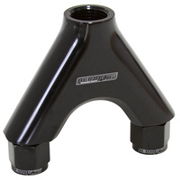 AF939-08-10BLK - BILLET Y-PIECE 2X -8AN FEMALE