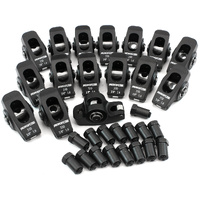 Aeroflow Small Block Chev Aluminium Roller Rocker Set 3/8" Stud 1.6 Ratio 16pc