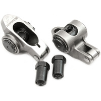 Aeroflow Small Block Chev Stainless Steel Roller Rocker Set 3/8" Stud 1.60 Ratio