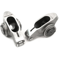 Aeroflow Big Block Chev Stainless Steel Roller Rocker Set - 7/16" Stud Mount, 1.80 Ratio, Set of 2