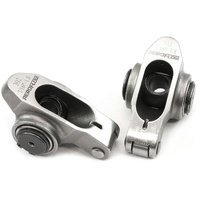 Aeroflow Small Block Ford Windsor 289-351 Stainless Steel Roller Rocker Set - 7/16" Stud Mount, 1.80 Ratio, Set of 2