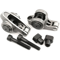 Aeroflow GM LS Stainless Steel Roller Rocker Set M8 Stud Mount 1.70 Ratio