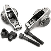 Aeroflow GM LS Stainless Steel Roller Rocker Set M8 Stud Mount 1.70 Ratio