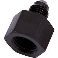Aeroflow Female Reducer -6AN To -4AN Black Reducer Female To Male AF950-06-04BLK