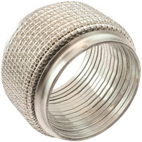 Aeroflow Stainless Steel Flex Joint With Mesh - 4-1/2" I.D - 304 Stainless Steel, 4" Long