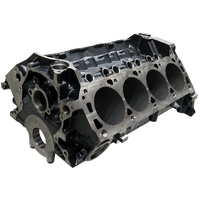 Aeroflow Cast Iron Ford 302W Late Engine Block, 4.000" Bore - 8.211" Deck Height, 302 Windsor Mains, 2-Bolt Cast Main Caps