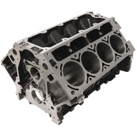Aeroflow Cast Iron GM LS Engine Block, 4.000" Bore 9.240" Deck Height, 6-Bolt Mains